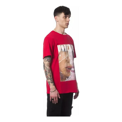 Nicolo Tonetto Red Cotton Men's T-Shirt
