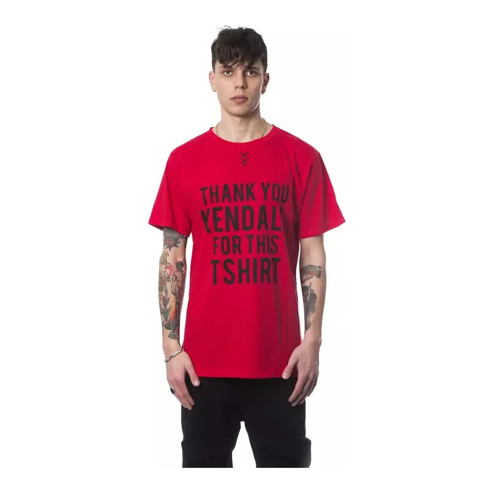 Nicolo Tonetto Red Cotton Men's T-Shirt