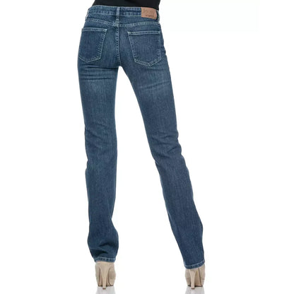 Ungaro Fever Blue Cotton Women Jeans