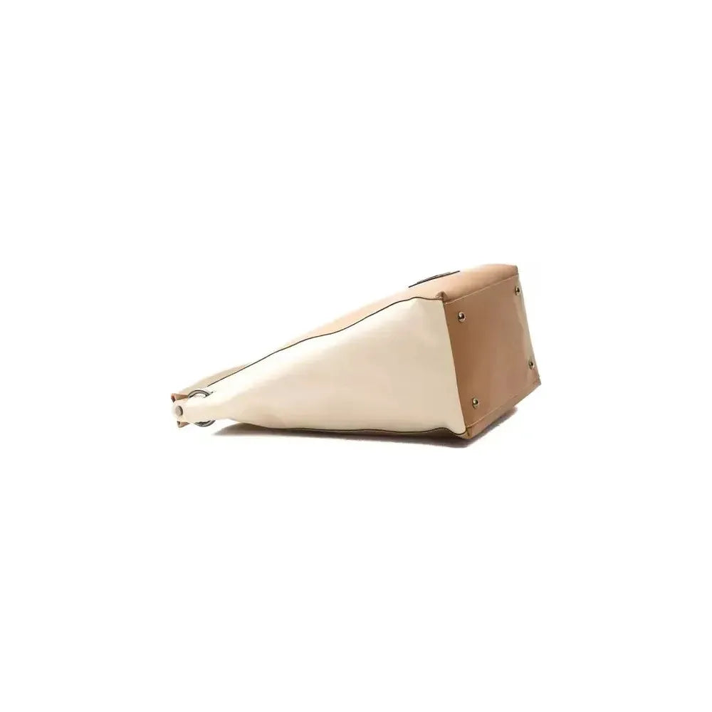 Pompei Donatella Brown Leather Women Shoulder Bag