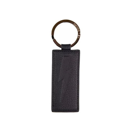 Neil Barrett Blue Leather Men's Keychain Neil Barrett
