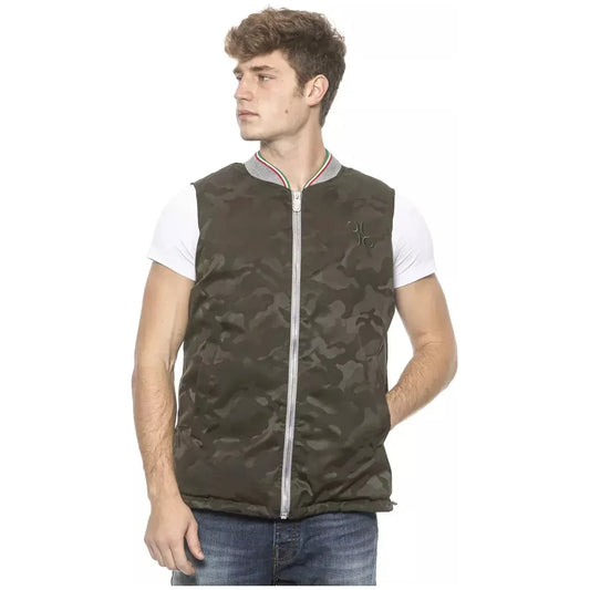 Billionaire Italian Couture Army Polyester Mens Vest Billionaire Italian Couture