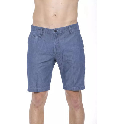 Armata Di Mare Blue Cotton Shorts Armata Di Mare