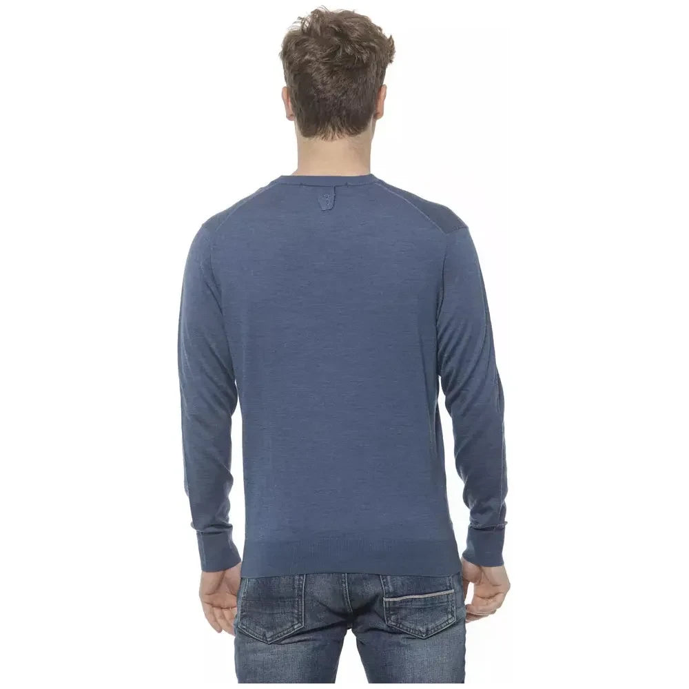 Billionaire Italian Couture Blue Cashmere Sweater Billionaire Italian Couture