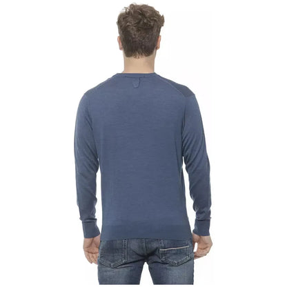 Billionaire Italian Couture Blue Cashmere Sweater Billionaire Italian Couture