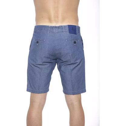 Armata Di Mare Blue Cotton Shorts Armata Di Mare