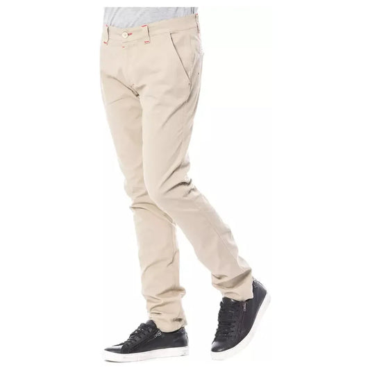 Verri Beige Slim Fit Chino Pants Verri