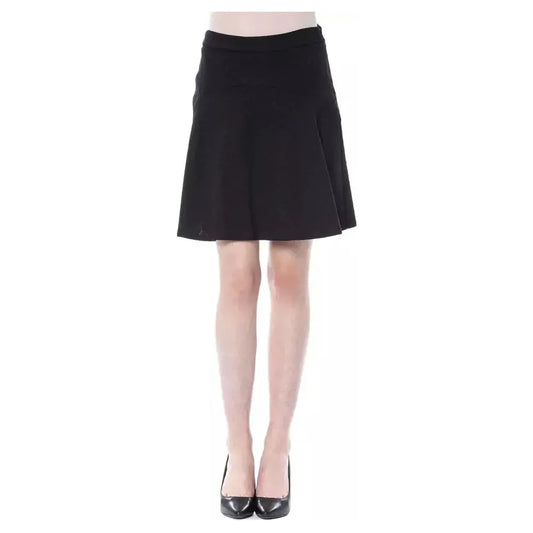 BYBLOS Black Polyester Skirt BYBLOS