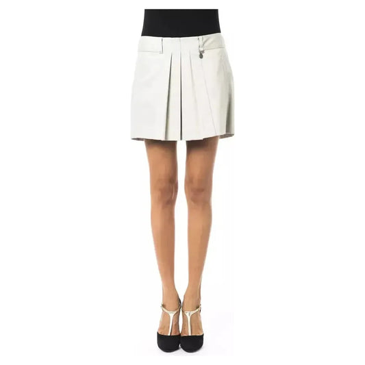 BYBLOS Gray Cotton Women Skirt WOMAN SKIRTS