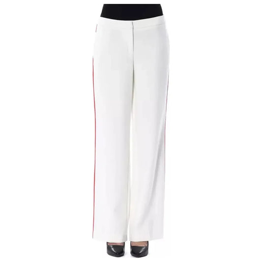 BYBLOS White Polyester Women Pants BYBLOS