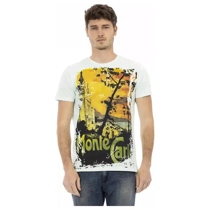 Trussardi Action "Light Blue Cotton Men's T-Shirt"