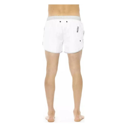 Bikkembergs White Polyester Men's Swim Short Bikkembergs