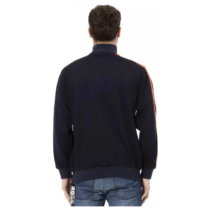 Automobili Lamborghini Blue Polyester Men Sweatshirt Automobili Lamborghini