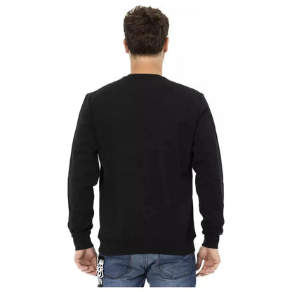 Automobili Lamborghini Black Cotton Men's Sweater Automobili Lamborghini