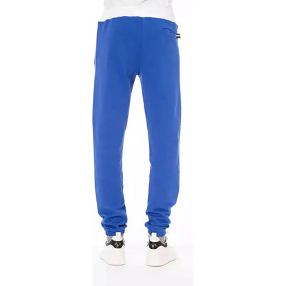 Baldinini Trend Blue Cotton Men's Sport Pant Baldinini Trend