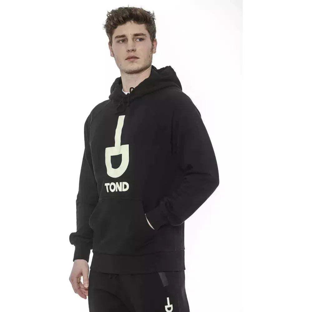 Tond Black Cotton Men Sweater