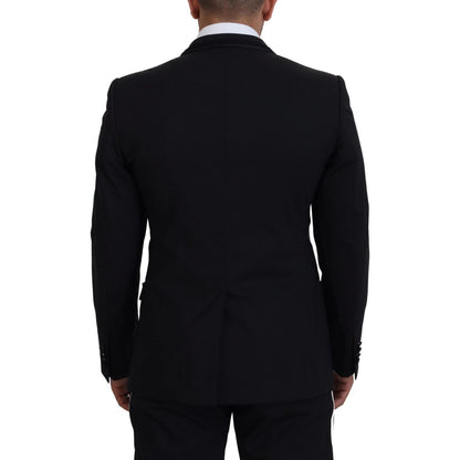 Dolce & Gabbana Black MARTINI Slim Fit Jacket Blazer Dolce & Gabbana