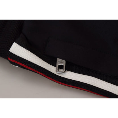 Dolce & Gabbana Black DG Print Mens Jogger Pants Dolce & Gabbana