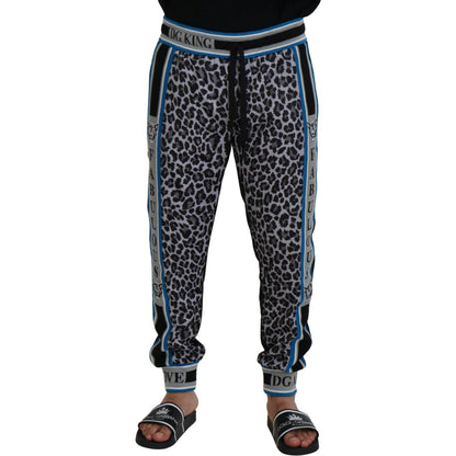 Dolce & Gabbana Multicolor DG King Leopard Print Jogger Pants Dolce & Gabbana