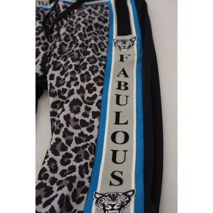 Dolce & Gabbana Multicolor DG King Leopard Print Jogger Pants Dolce & Gabbana