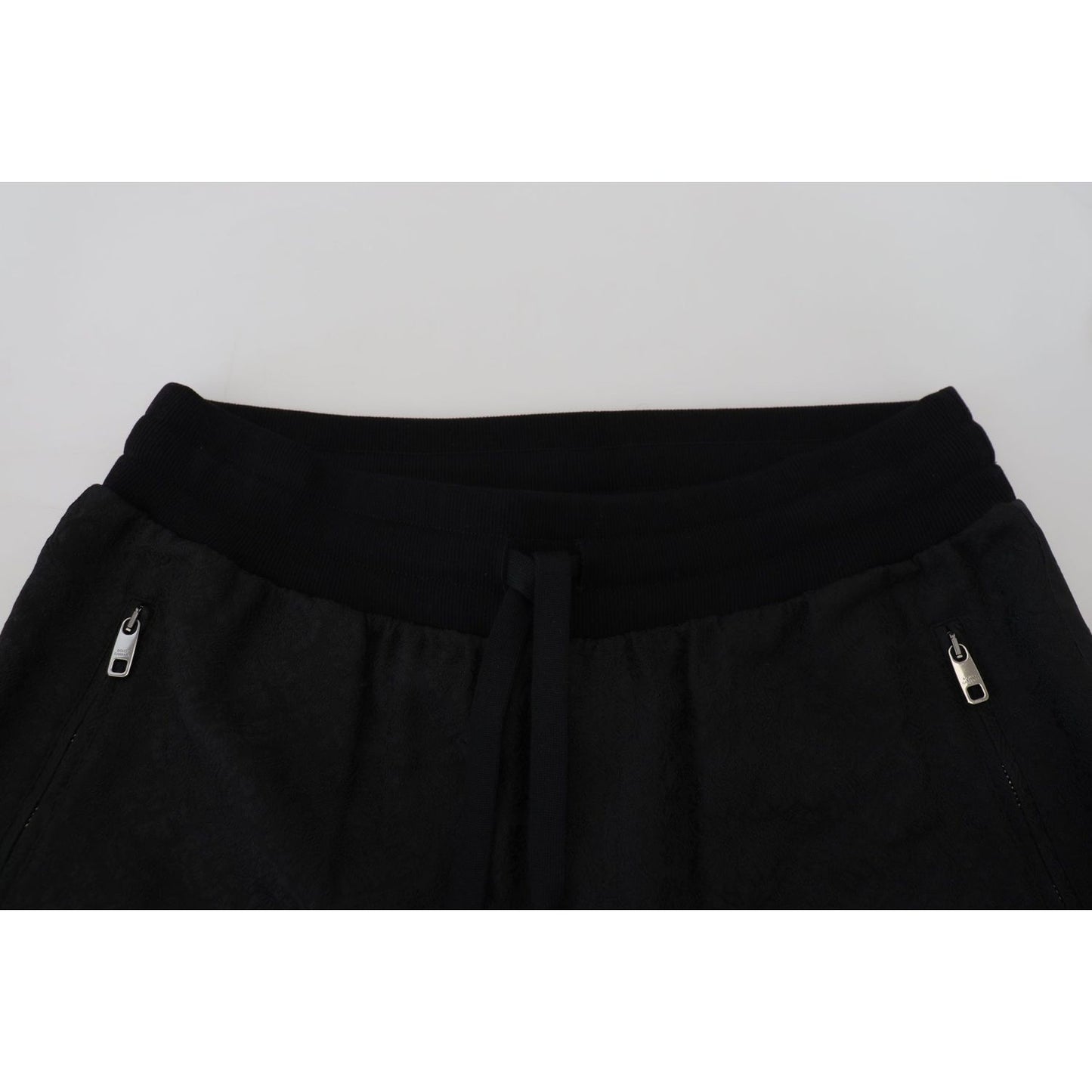 Dolce & Gabbana Black Men Casual Jogger Pants Dolce & Gabbana