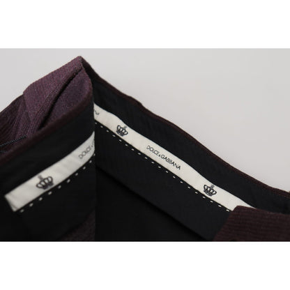 Dolce & Gabbana Brown Cotton Chino Men Pants Dolce & Gabbana