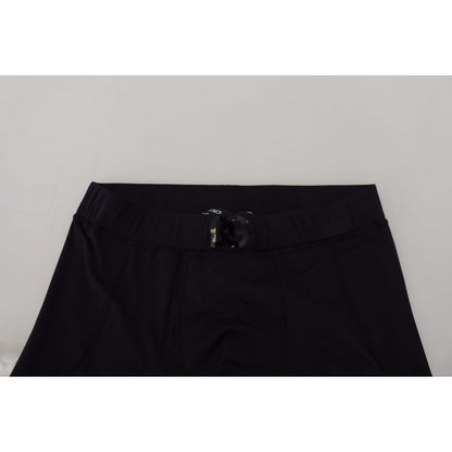 Dolce & Gabbana Black Nylon Slim Fit Stretch Pants Dolce & Gabbana