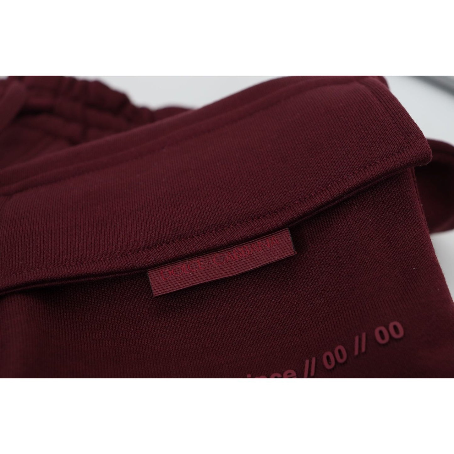 Dolce & Gabbana Maroon Bermuda Cargo Men Shorts Dolce & Gabbana