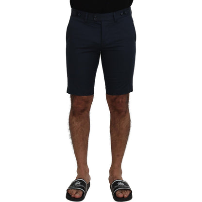 Dolce & Gabbana Blue Bermuda Low Waist Men Shorts Dolce & Gabbana