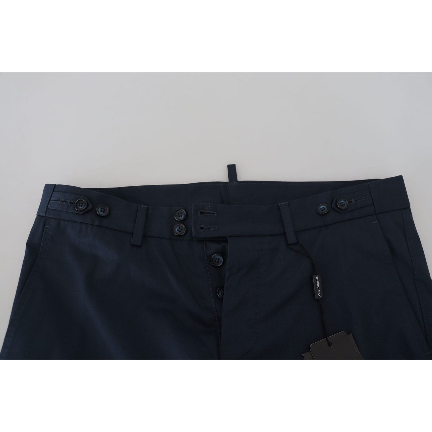 Dolce & Gabbana Blue Bermuda Low Waist Men Shorts Dolce & Gabbana