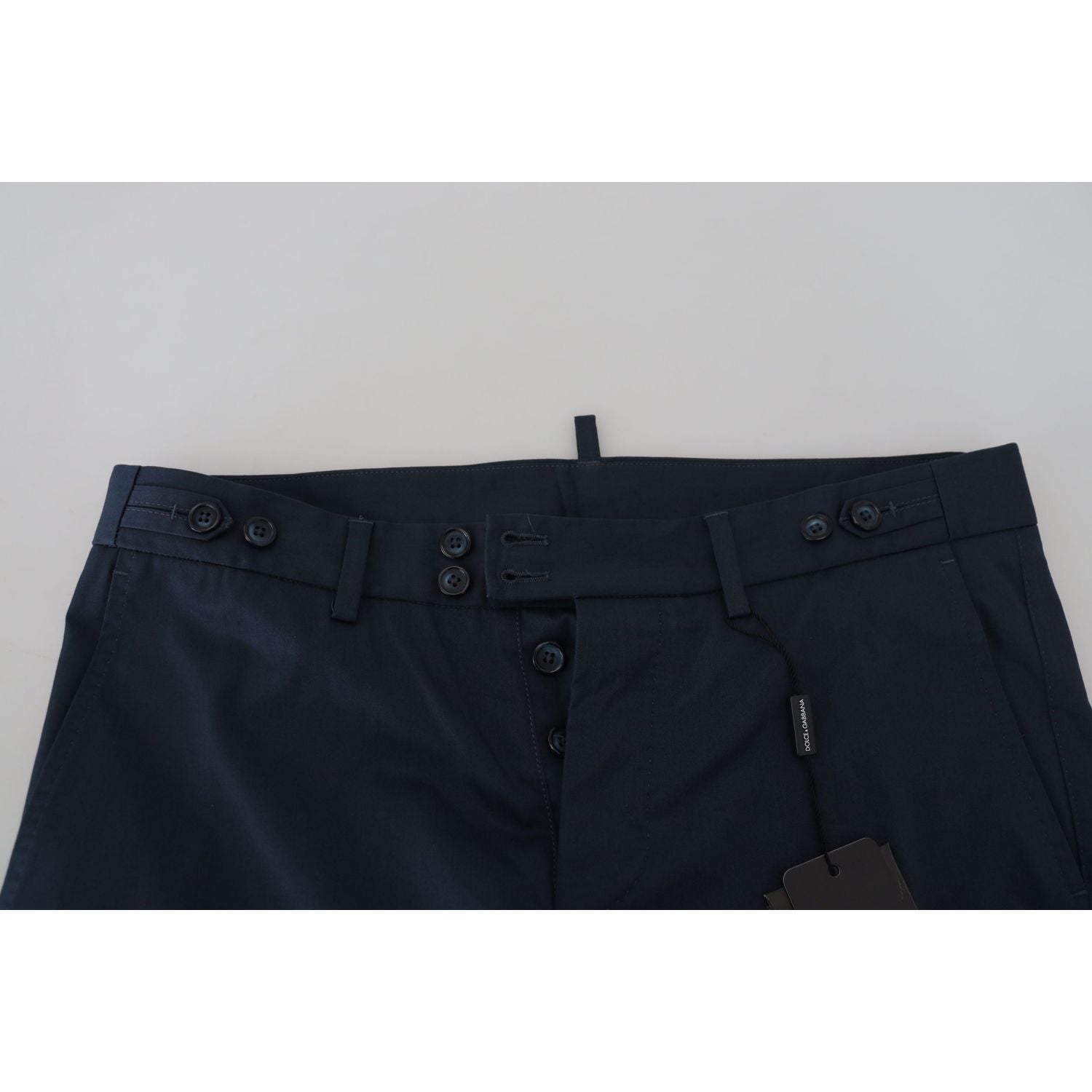Dolce & Gabbana Blue Bermuda Low Waist Men Shorts