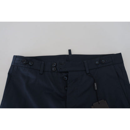 Dolce & Gabbana Blue Bermuda Low Waist Men Shorts Dolce & Gabbana