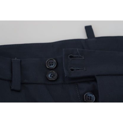 Dolce & Gabbana Blue Bermuda Low Waist Men Shorts Dolce & Gabbana