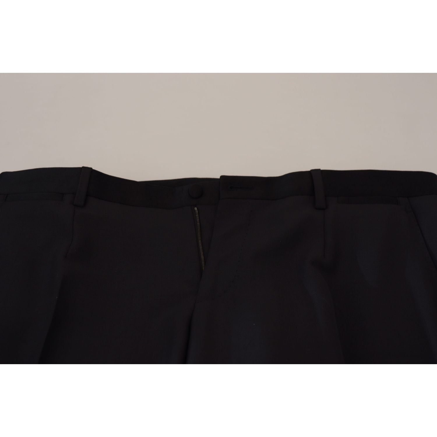Dolce & Gabbana Black Wool Men Formal Pants