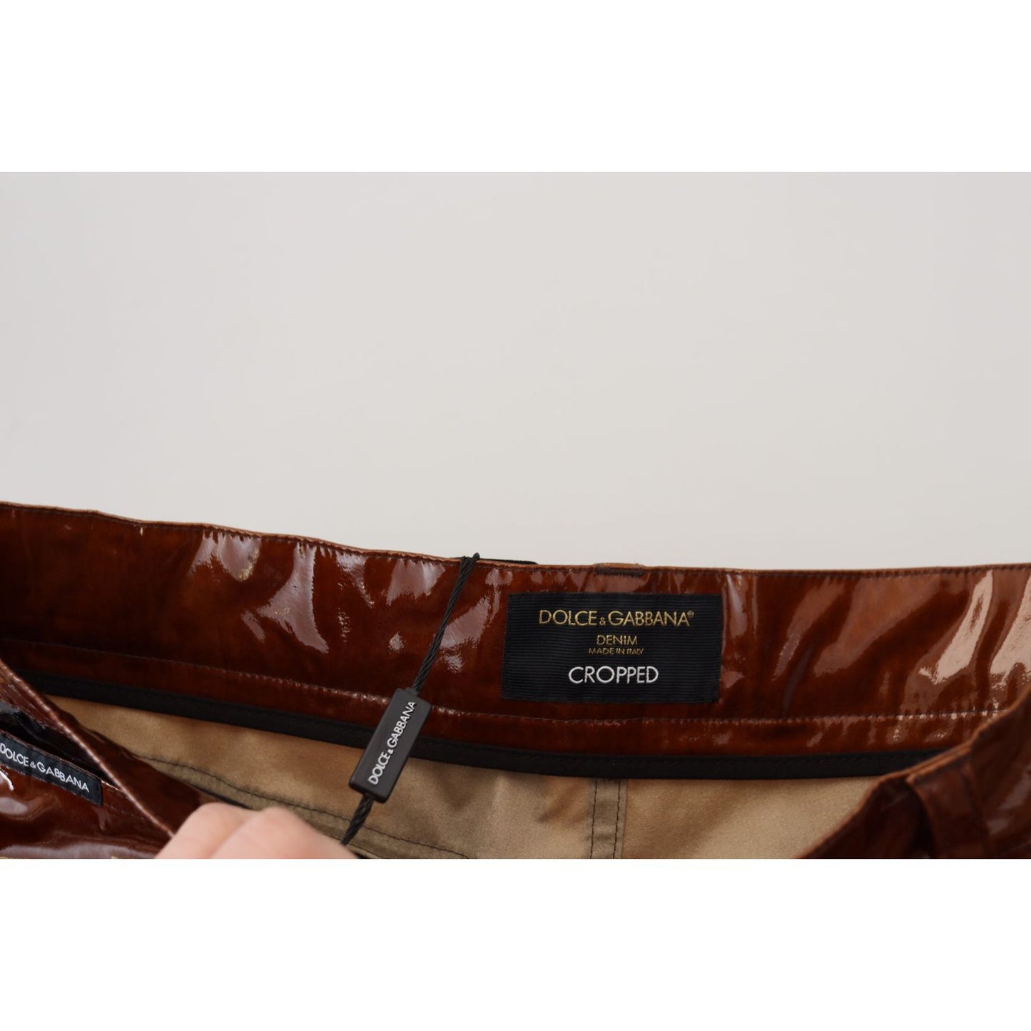 Dolce & Gabbana Multicolor Shining Slim Fit Men Denim Jeans Dolce & Gabbana