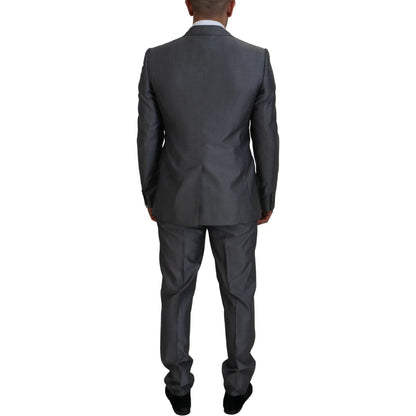 Dolce & Gabbana Gray SICILIA 3 Piece Slim Fit Suit Dolce & Gabbana