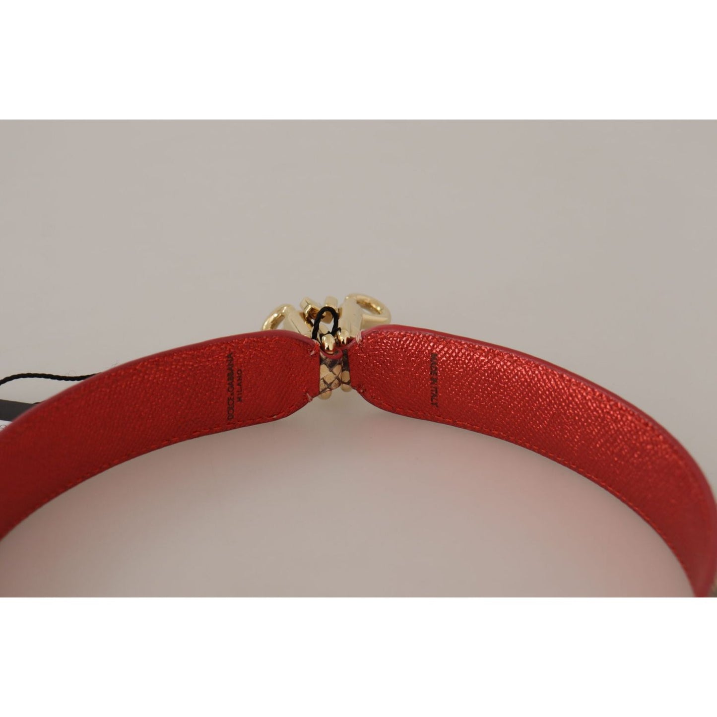 Dolce & Gabbana Beige Exotic Leather Crystals Shoulder Strap Dolce & Gabbana