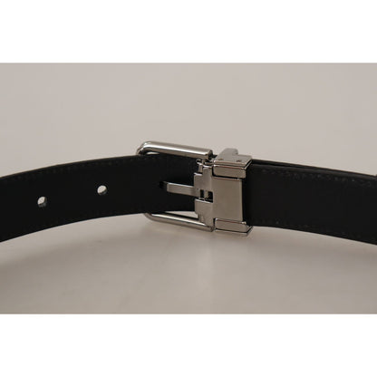 Dolce & Gabbana Red Exotic Leather Metal Logo Buckle Belt Dolce & Gabbana