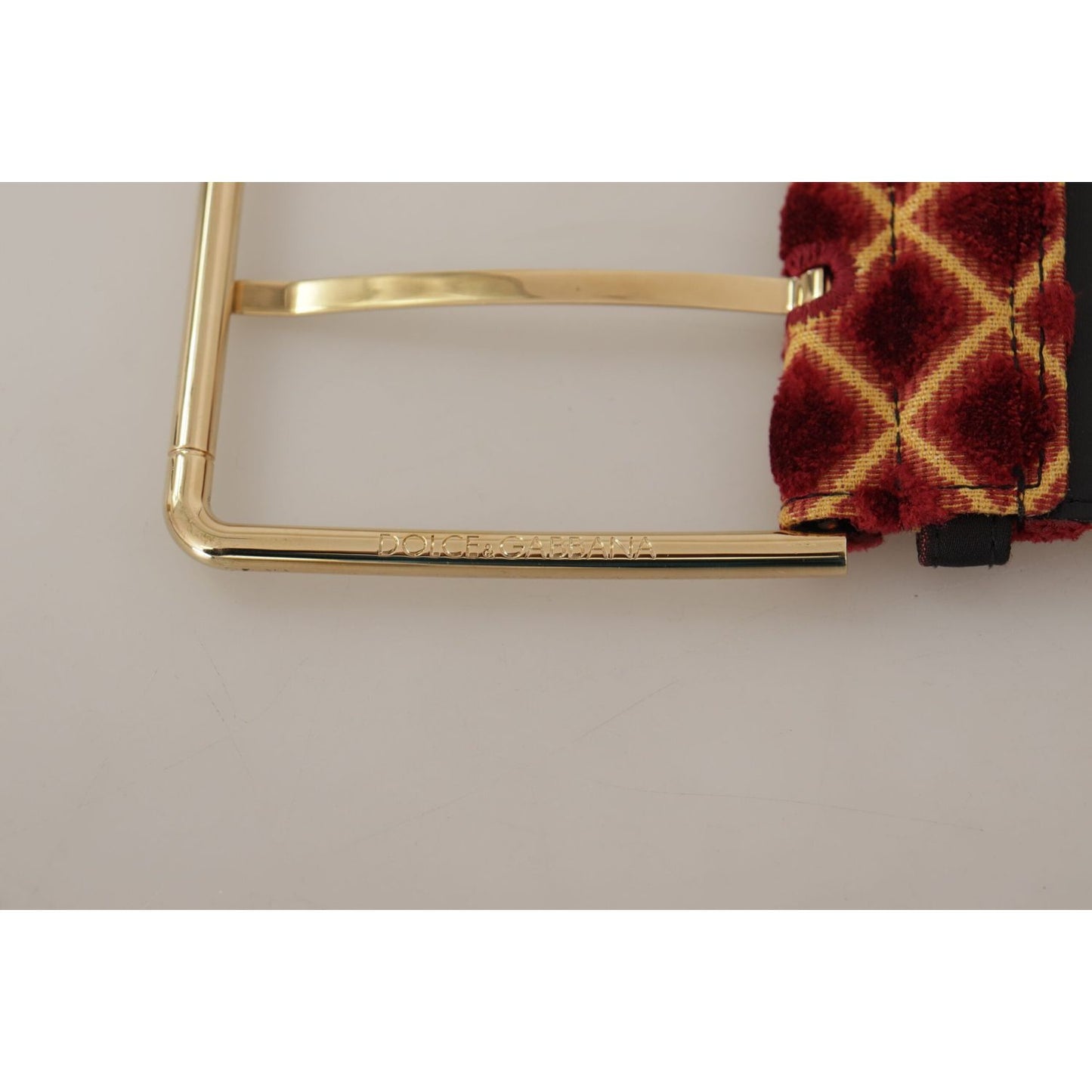 Dolce & Gabbana Multicolor Wide Leather Floral Gold Metal Buckle Belt Dolce & Gabbana