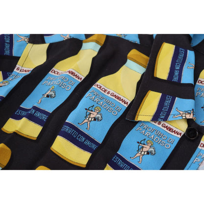 Dolce & Gabbana Multicolor Printed Viscose Casual Shirt Dolce & Gabbana