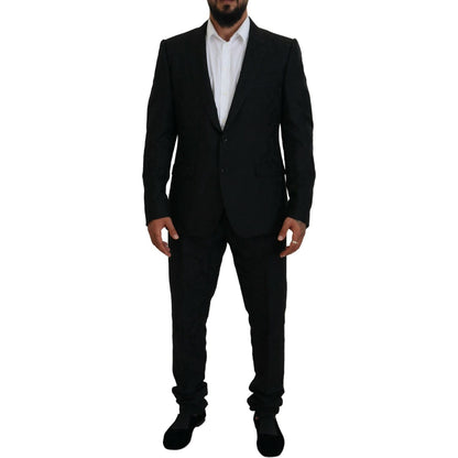 Dolce & Gabbana Black Single Breasted 2 Piece MARTINI Suit Dolce & Gabbana