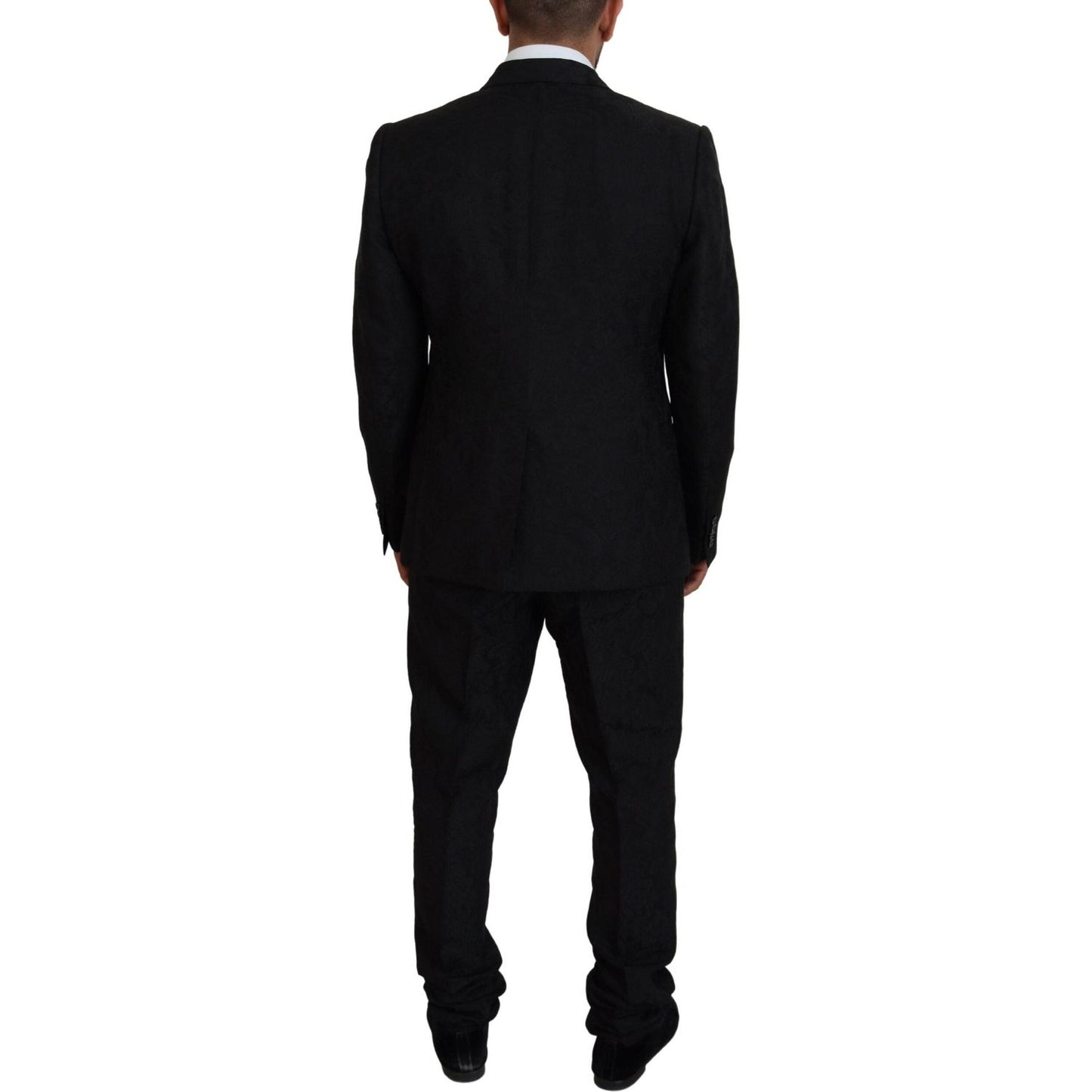 Dolce & Gabbana Black Single Breasted 2 Piece MARTINI Suit Dolce & Gabbana
