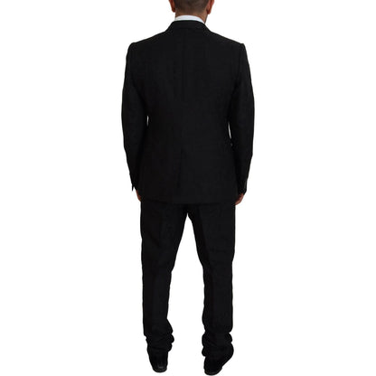 Dolce & Gabbana Black Single Breasted 2 Piece MARTINI Suit Dolce & Gabbana