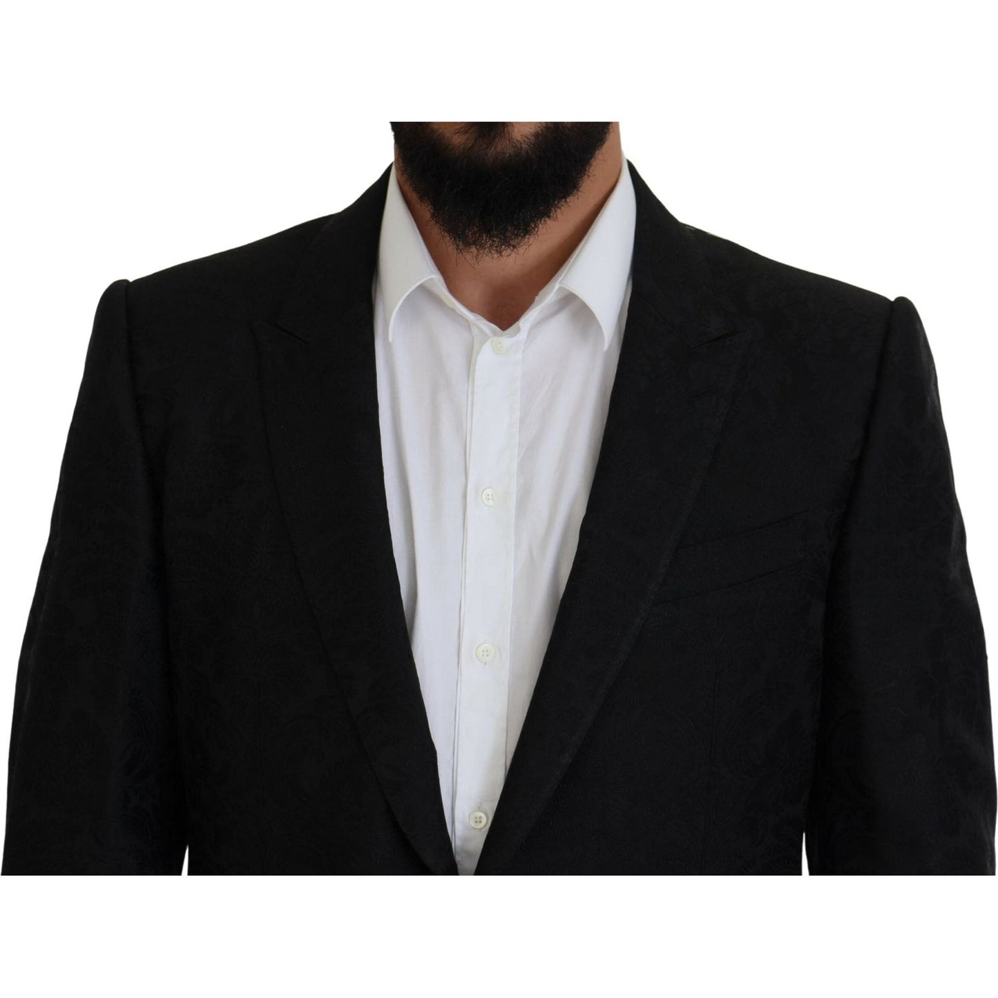 Dolce & Gabbana Black Single Breasted 2 Piece MARTINI Suit Dolce & Gabbana