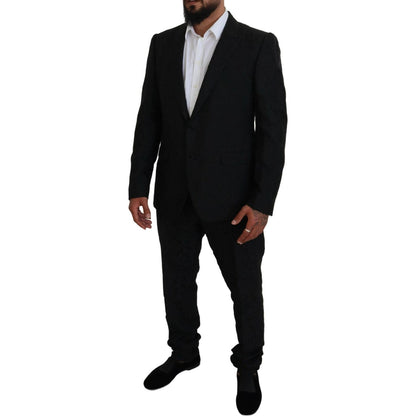 Dolce & Gabbana Black Single Breasted 2 Piece MARTINI Suit Dolce & Gabbana