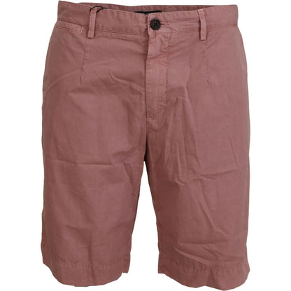 Dolce & Gabbana Pink Chinos Cotton Casual Mens Shorts Dolce & Gabbana