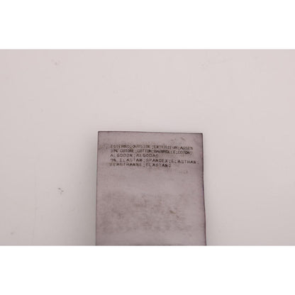 Costume National Black Slim Fit Cotton Stretch Pants Costume National