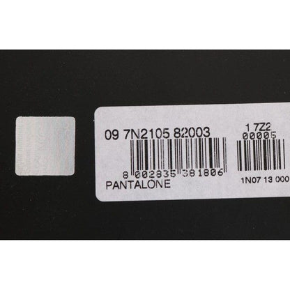 Costume National Black Slim Fit Cotton Stretch Pants Costume National