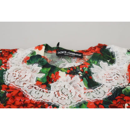 Dolce & Gabbana White Floral Wool Lace Vest Tank Top Dolce & Gabbana