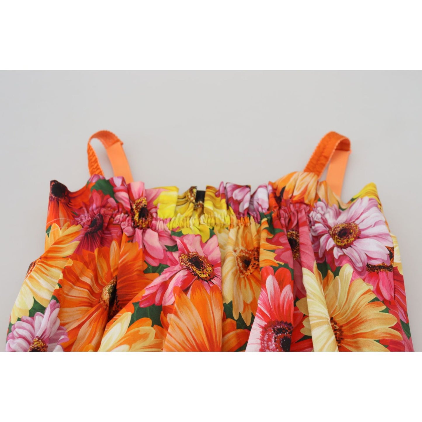 Dolce & Gabbana Blouse Cropped Floral Cotton Tank Top Dolce & Gabbana